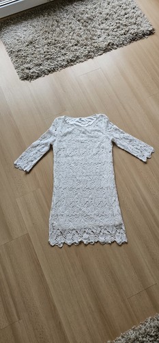Abito pizzo bianco - , panna