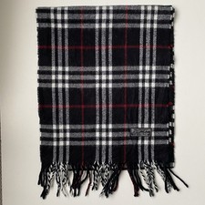 Sciarpa Burberry nera check