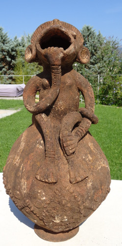 Vaso mambila terracotta - vaso,