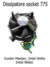 Dissipatore e ventola socket LGA775 Intel - CPU Cooler - Intel, Delta, Nidec...