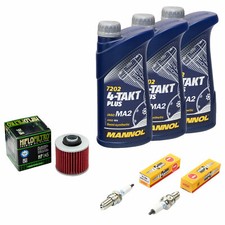 Kit Revisione Per Yamaha XVS 650 Dragstar 3L Olio 1997-2007 Filtro Olio + Candele