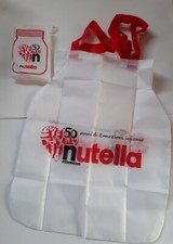 NUTELLA BORSA SHOPPER 50 ANNI  100% POLYESTERE  dimensioni45 X 37 NUOVA  maclama
