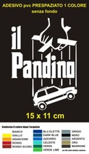 Adesivo IL PANDINO auto Fiat