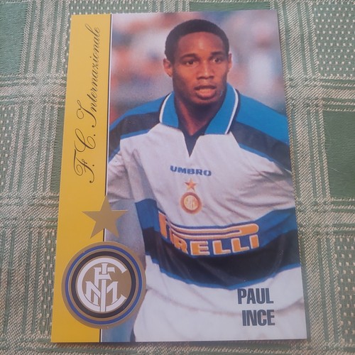 Cartolina calcio inter paul - cartolina,