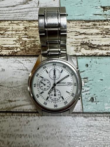 Seiko chronograph stainless - seiko,