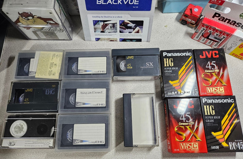 Lotto videocassette vhs c - videocassette, vhs-c