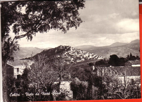 Cartolina calitri b - calitri, b/n