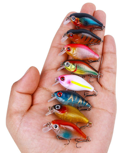 8pcs minnow esca pesca - 8pcs,