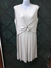 VESTITO FABIANA FILIPPI BEIGE - T.  48