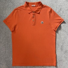 Polo Moncler arancione taglia