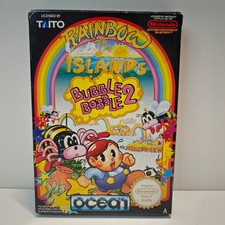 BUBBLE BOBBLE 2 RAINBOW ISLAND NINTENDO NES PAL A COMPLETO CIB