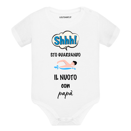 Body neonato manica corta shh - neonato,