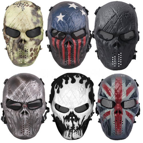 Maschera facciale scheletro