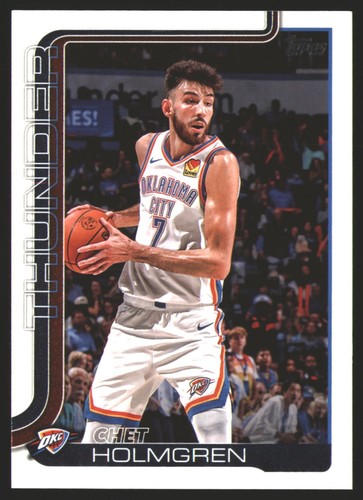 Chet holmgren 2025 - holmgren, topps