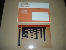 ALFA ROMEO CATALOGO RICAMBI
