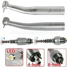 Manipolo turbina Dentale Fiber Optic LED Handpiece 4/6 Hole LED Quick Coupler