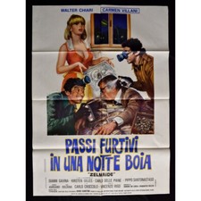 manifesto PASSI FURTIVI zelmaide carmen villani walter chiari croccolo rigo A192