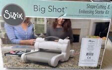 Sizzix 661500 Big Shot Shape Kit iniziale per taglio e goffratura - Bianco con grigio