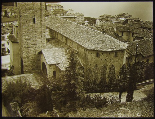 Glass magic lantern slide - magic,
