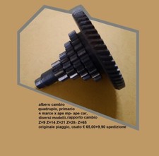 cambio primario  piaggio ape 600mp p601,p602, ape car, z=9  z=14  z=21 z=28 z=65