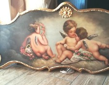 Capezzale Dipinto Angeli Su