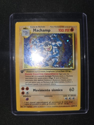 Machamp holo edizione - machamp, 1a