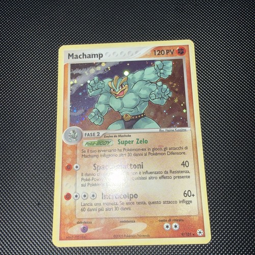 Carta pokémon machamp - pokémon,