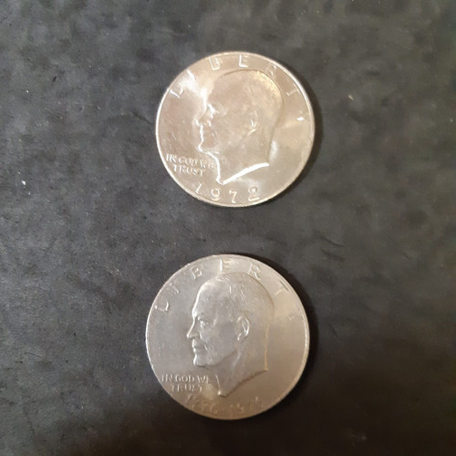 Lotto 2x1 dollaro - dollaro, "eisenhower"