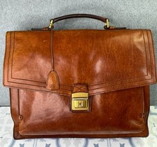 The Bridge Valigetta Lusso Borsa Business Made in Italy Cognac Marrone Messenger