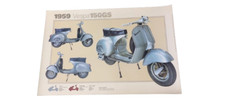 POSTER PLASTIFICATO VESPA 150