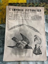 Emporio Pittoresco 335 1871 Cenisio Lans Lebourg Piccioni Viaggiatori INCISIONI
