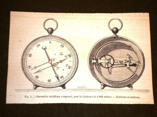 Barometro metallico nel - , 1870
