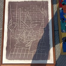 Giulio Ruffini rara litografia  edizione fuori Commercio 