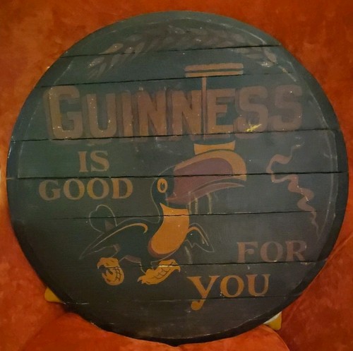 Vintage guinness wooden - vintage,