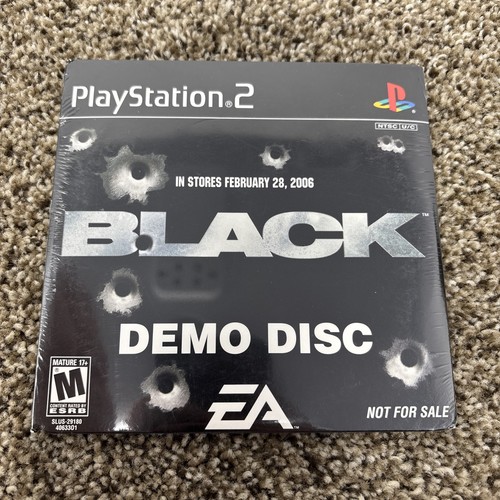 Black demo play station ps2 - play,