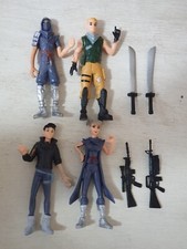 ACTION FIGURE LOTTO ACTION FIGURES VARIE MILITARI 4X CON ARMA
