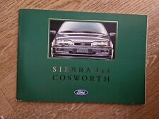  Ford Sierra 4x4 Cosworth In Italiano 20 pag.  RARO brochures Prospekt 