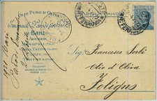 97931 - CARTOLINA d'Epoca - BARI Citta' - PUBBLICITARIA Olio D'Oliva Parodi 1921