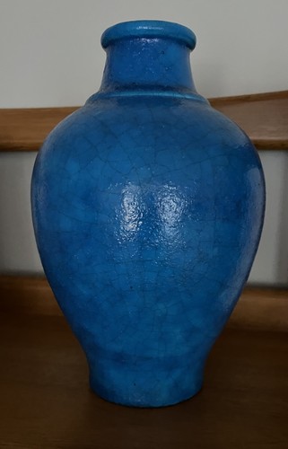 Vaso crepitante blu egiziano