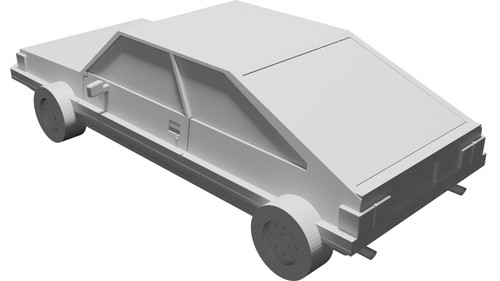 Modello auto stile retrò anni - auto,