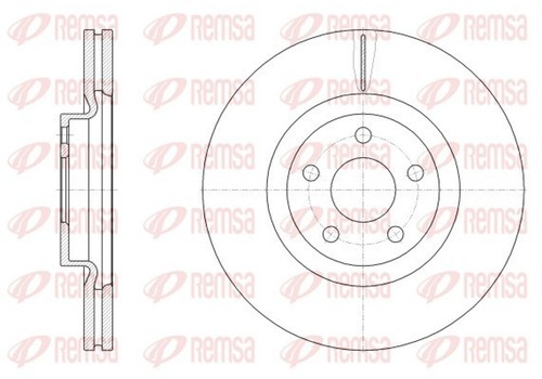 Dischi freno remsa 62548 10 - 2,