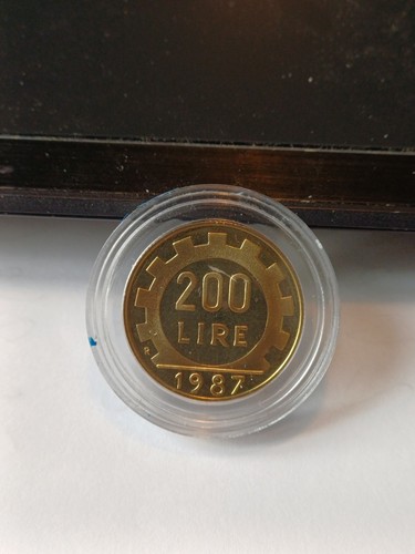 200 lire 1987 proof - 200,