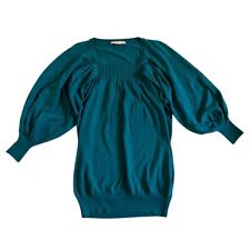 Liu.Jo - M - Top in maglia di misto di materiali colore petrolio profondo