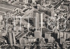 MILANO DALL' AEREO - STAZIONE CENTRALE E ZONA DEI GRATTACIELI 1966