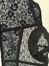 Vintage top corsetto reggiseno nero 3