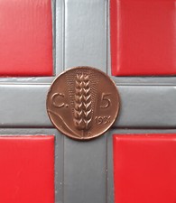 (£)   5 Centesimi 1931 (Spiga