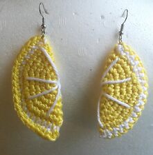 ORECCHINI HAND MADE uncinetto , pendenti forme varie - SPECIALE ESTATE