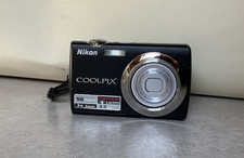 Nikon Coolpix S220 Fotocamera Digitale Non Testato Senza Batteria 10 Megapixel