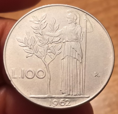 Moneta 100 lire - moneta, 1962,
