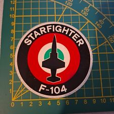 adesivo vintage STICKER kleber starfighter f104 f 104 aereo